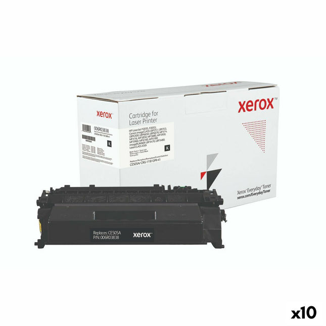 Toner Xerox CE505A Schwarz (10 Stück)