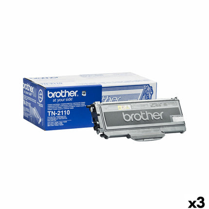 Toner Brother TN-2110 Schwarz (3 Stück)