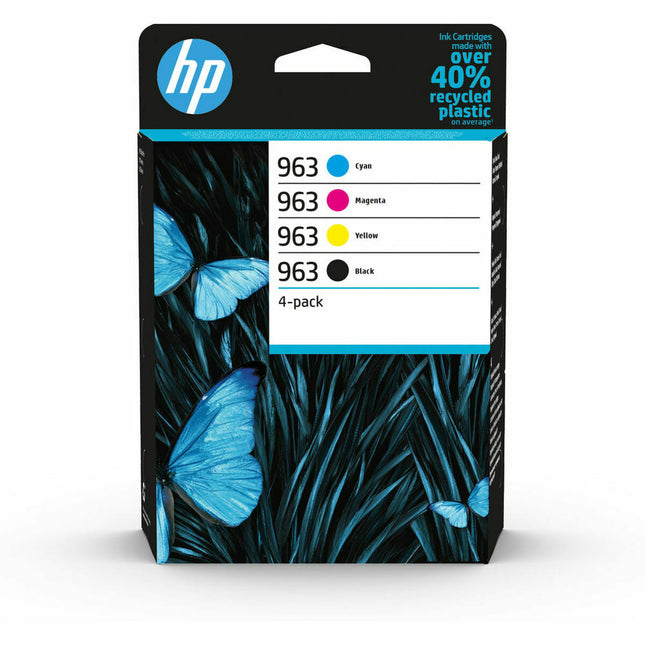 Original Tintenpatrone HP OFFICEJET PRO 9000 SERIES - Nº 963 Gelb Bunt (12 Stück)