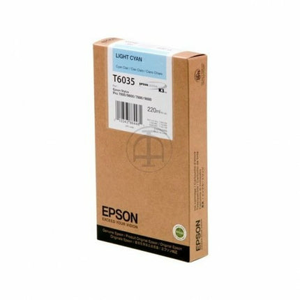Original Tintenpatrone Epson C13T603500 Blau Türkis